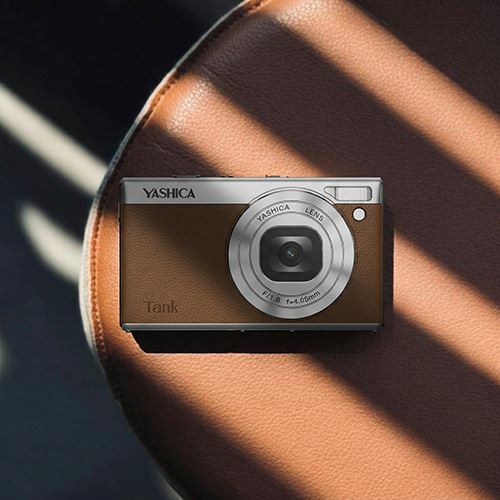 Máquina Fotográfica Compacta YASHICA Tank - Castanho - Image 11