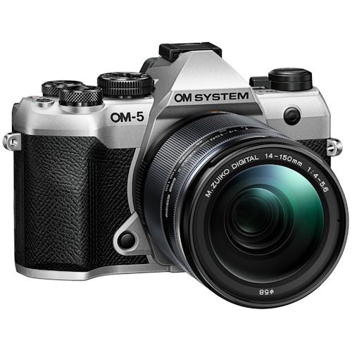 Máquina Fotográfica Mirrorless Olympus OM System OM-5 Mark II + 14-150mm F4-5.6 II - Prateado - Image 7