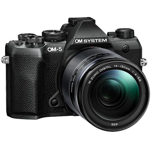 Máquina Fotográfica Mirrorless Olympus OM System OM-5 Mark II + 14-150mm F4-5.6 II - Preto - Image 7
