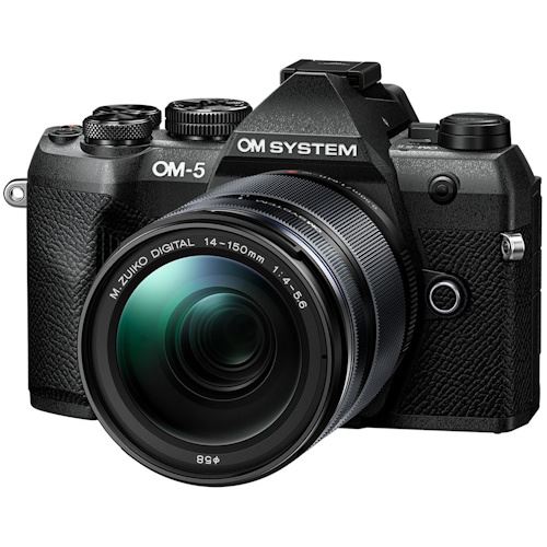 Máquina Fotográfica Mirrorless Olympus OM System OM-5 Mark II + 14-150mm F4-5.6 II - Preto - Image 8