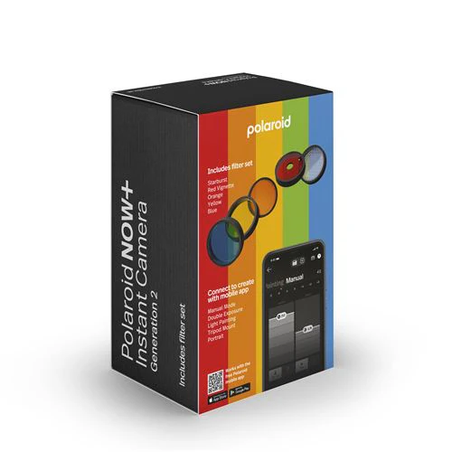 Máquina Fotográfica Instantânea Polaroid Originals Now+ Generation 2 i-Type Film + Set de Filtros - Branca - Image 9