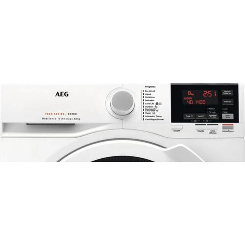 Máquina de Lavar e Secar Roupa AEG L7WBG851 | 8/5 Kg | 1600 RPM | D | Branco - Image 4
