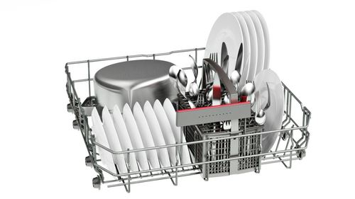 Máquina de Lavar Loiça Bosch SMS46GW01E | 12 talheres | 60 cm | E | Branco - Image 3