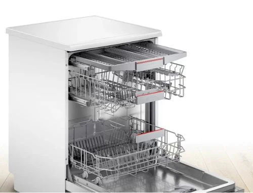 Máquina de Lavar Loiça Bosch SMS4HVW45E | 13 talheres | 60 cm | E | Branco - Image 3