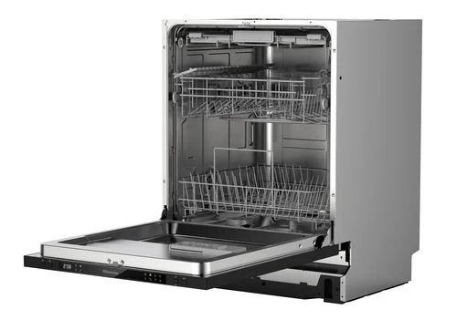 Máquina de Lavar Loiça Encastrável Hisense HISHV603D40 | 14 talheres | 60 cm | D | Preto - Image 3