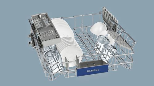 Máquina de Lavar Loiça Siemens SN258W02IE | 13 talheres | 60 cm | D | Branco - Image 3