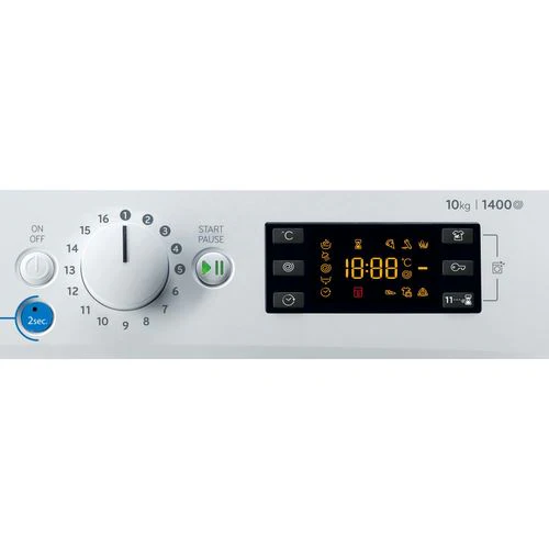 Máquina de Lavar Roupa Indesit BWE 101483X WS SPT N | 10 Kg | 1400 RPM | D | Branco - Image 2