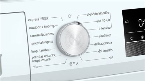 Máquina Lavar Roupa Siemens iQ300 WM14N299EP 9Kg 1400RPM - Image 3