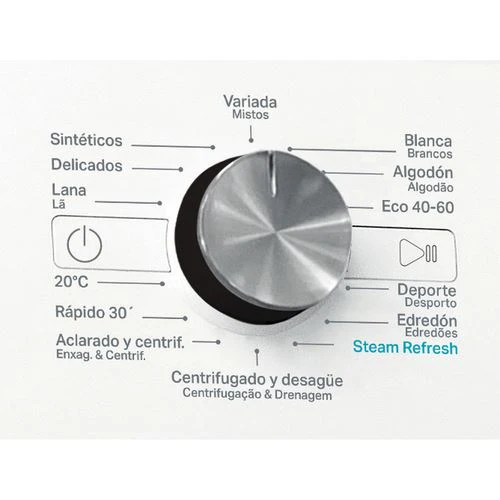 Máquina de Lavar Roupa Whirlpool FFB 9248 BV PT | 9 Kg | 1200 RPM | C | Branco - Image 3
