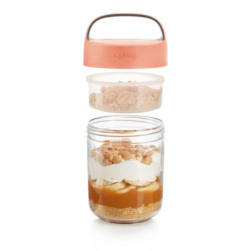Marmita jarro Lékué To Go 400ml Coral - Image 2