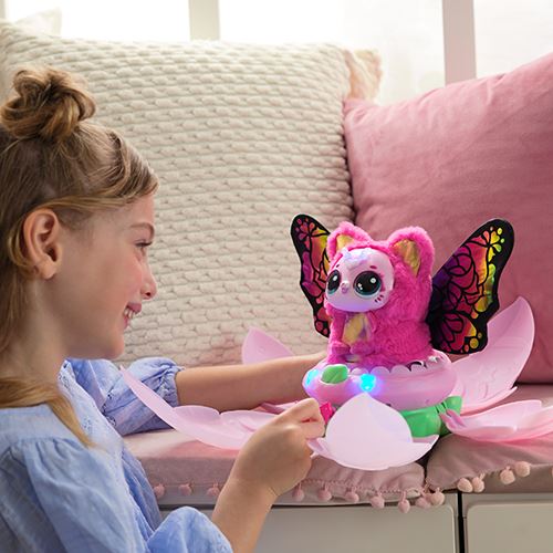 Mascote Interativa Bloomables de Hatchimals - Kittyfly | Spin Master - Image 4