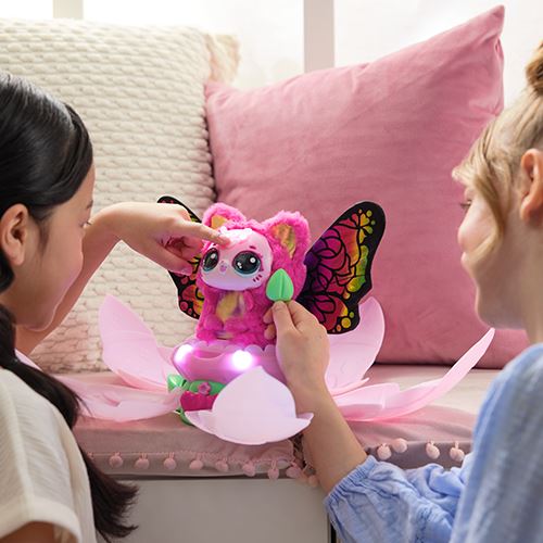 Mascote Interativa Bloomables de Hatchimals - Kittyfly | Spin Master - Image 6
