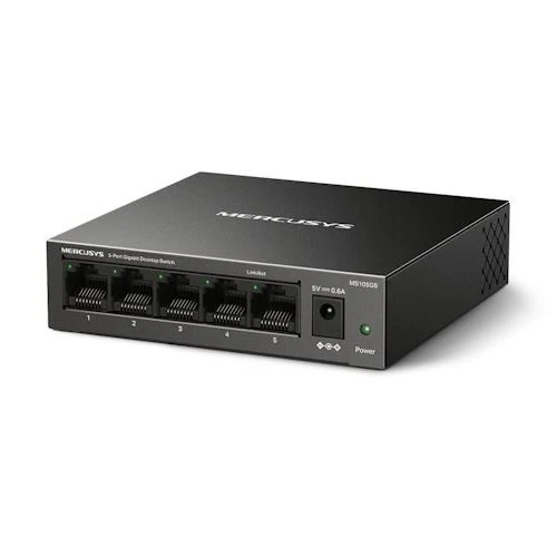 Switch Mercusys MS105GS 5 Portas Gigabit 10/100/1000Mbps - Image 2