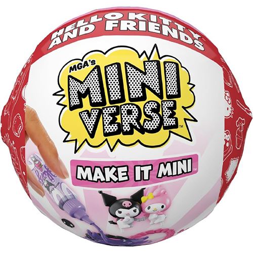 MGA's Miniverse - Make It Mini Spaces: Hello Kitty Series 2 - MGA Entertainment - Envio Aleatório