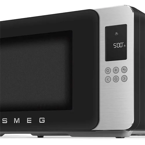 Micro-ondas com Grill Smeg MOC01BLMEU Collezione | 29 L | 900 W | Preto Mate - Image 4