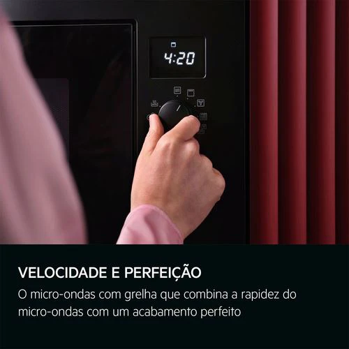 Micro-ondas Encastrar AEG TS5GM25EB | 25 L | 900 W | Preto - Image 8