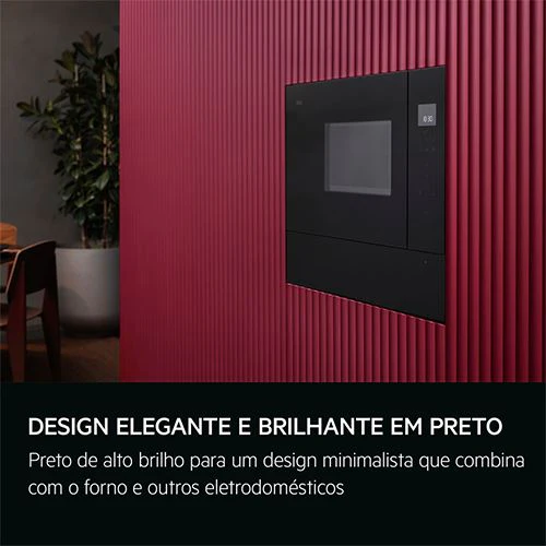 Micro-ondas Encastrar com Grill AEG OS5MG20EB | 20 L | 800 W - Preto - Image 2