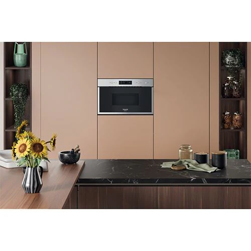 Micro-ondas Encastrar com Grill Hotpoint HAM 212C X | 22 L | 750 W | Aço inoxidável - Image 4
