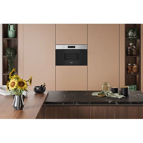 Micro-ondas Encastrar com Grill Hotpoint HAM K12C X | 22 L | 750 W | Aço inoxidável - Image 3
