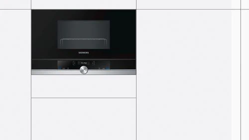 Micro-ondas Encastrar Siemens BE634LGS1 | 21 L | 900 W - Prateado - Image 2