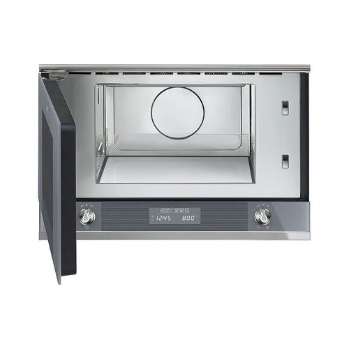 Micro-ondas Encastrar Smeg MP122S1 | 22 L | 850 W | Prateado - Image 2