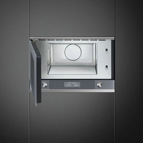 Micro-ondas Encastrar Smeg MP122S1 | 22 L | 850 W | Prateado - Image 4