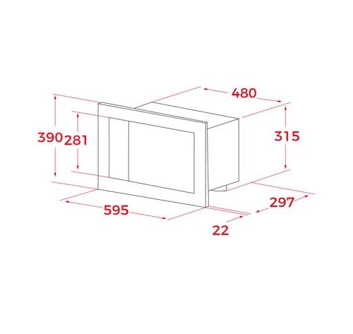 Micro-ondas Encastrar Teka MB 620 BI | 20 L | 800 W | Branco - Image 5