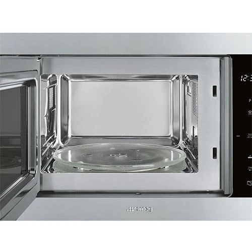 Micro-ondas Encastrável com Grill Smeg FMI325X | 25 L | 900 W | Aço inox escovado - Image 2