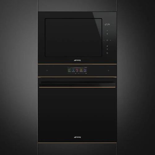 Micro-ondas Encastrável Smeg FMI625CN | 25 L | 2500 W | Preto - Image 2