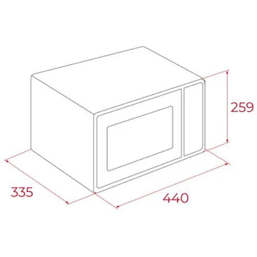 Micro-ondas Teka MW FS20 G BK | Grill | 20 L | 700 W | Preto - Outlet - Grade A - Image 6