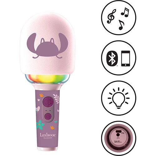 Microfone de Karaoke Disney Stitch: Angel - Lexibook - Image 2