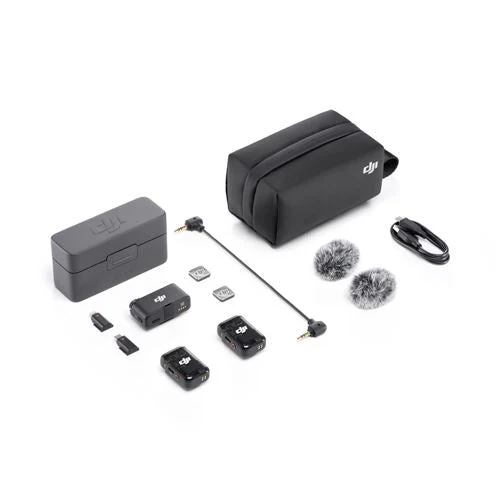 Microfone de Lapela Dji 2 2 TX + 1RX + Carregador - Image 6