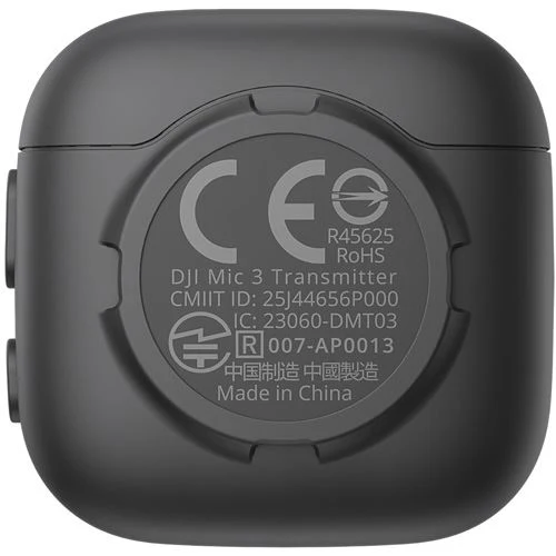 Microfone de Lapela DJI Mic 3 TX Transmitter - Preto - Image 4
