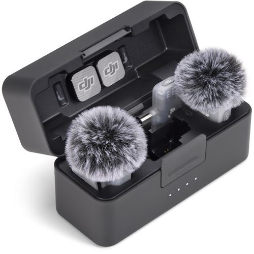 Microfone de Lapela DJI Mic Mini 2 - 2TX + 1 Mobile RX + Estojo de Carregamento - Image 2