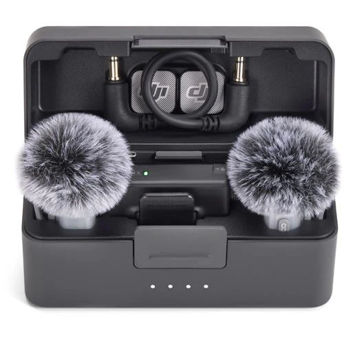 Microfone de Lapela DJI Mic Mini 2 - 2TX + 1RX + Estojo de Carregamento