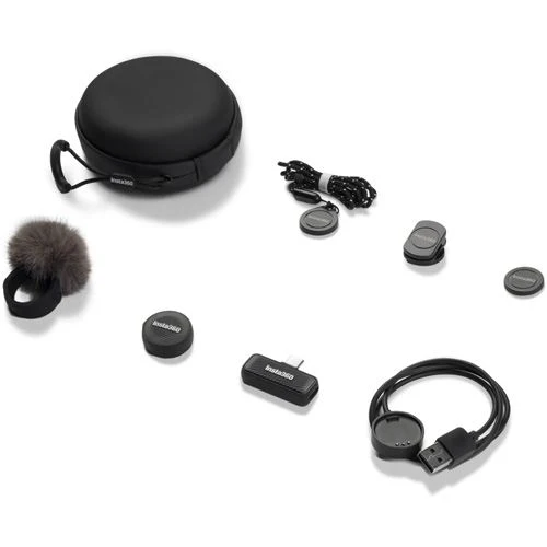 Microfone de Lapela Insta360 Mic Air 1TX + 1RX - Preto - Image 9
