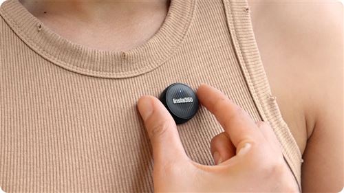 Microfone de Lapela Insta360 Mic Air 1TX - Transmissor - Preto - Image 9
