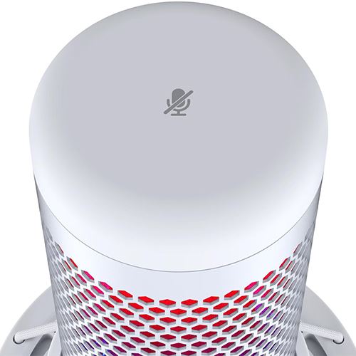 Microfone Gaming HyperX QuadCast S USB - Branco - Image 4