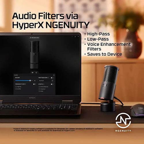 Microfone HyperX SoloCast 2 - Preto - Image 6