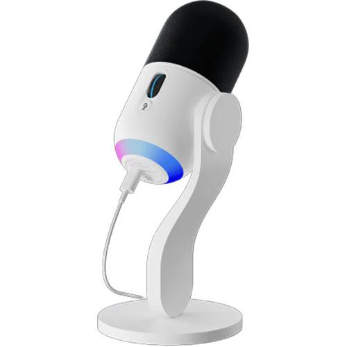 Microfone Logitech Yeti GX com Lightsync RGB - Branco - Image 6