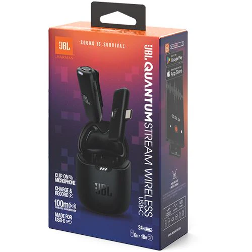 Microfone + Transmissor JBL Quantum Stream Wireless USB-C - Preto - Image 16