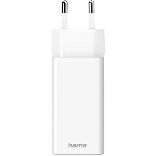 Mini Carregador Hama USB-C + USB  65W - Branco - Image 2