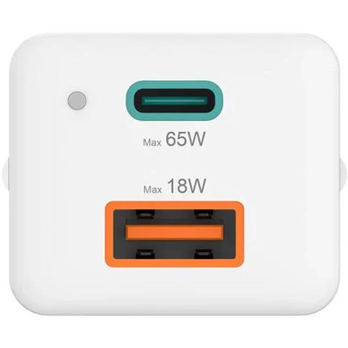 Mini Carregador Hama USB-C + USB  65W - Branco - Image 4