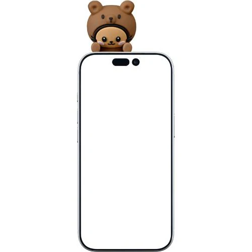 Mini Figuras para Smartphone / Tablet Cellularline Phone Buddy - Urso - Image 2