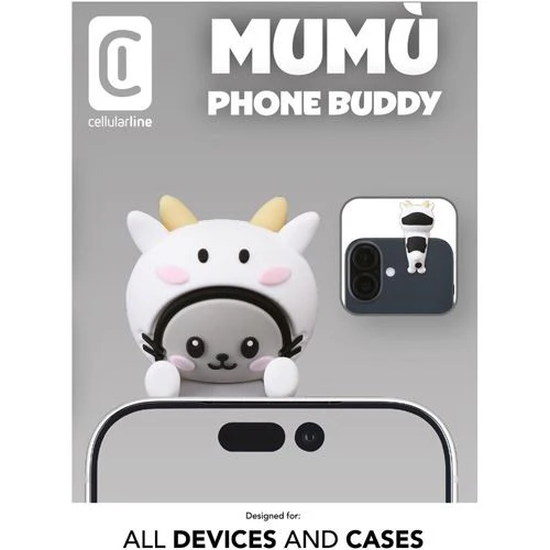 Mini Figuras para Smartphone / Tablet Cellularline Phone Buddy - Vaca - Image 5
