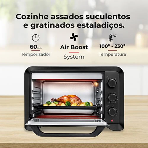 Mini-Forno Elétrico Elétrico Flama 1537 FL | 35L | 1600W - Image 3