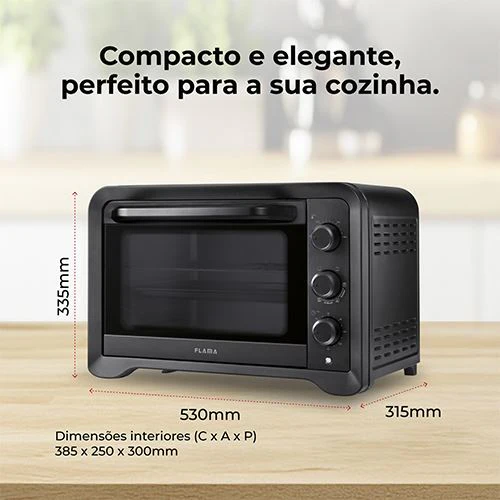 Mini-Forno Elétrico Elétrico Flama 1537 FL | 35L | 1600W - Image 4