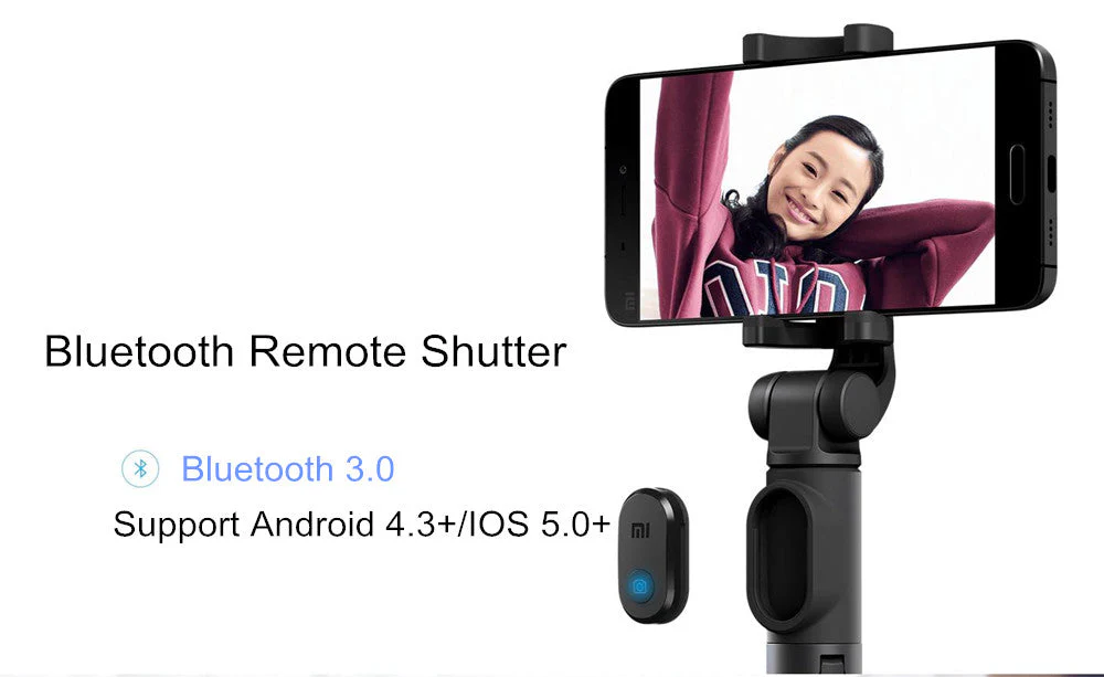 Mini Tripé Xiaomi Mi Selfie Stick Tripod 2em1 - Image 11