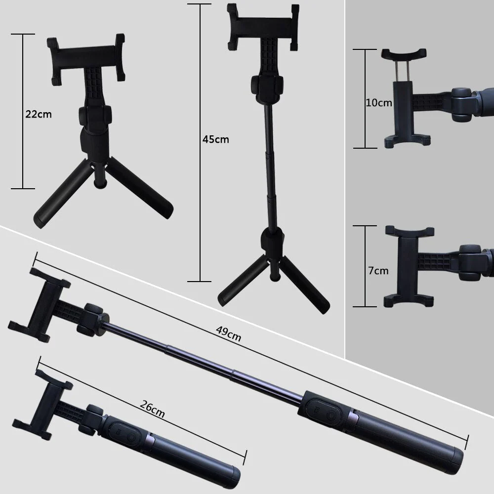 Mini Tripé Xiaomi Mi Selfie Stick Tripod 2em1 - Image 8