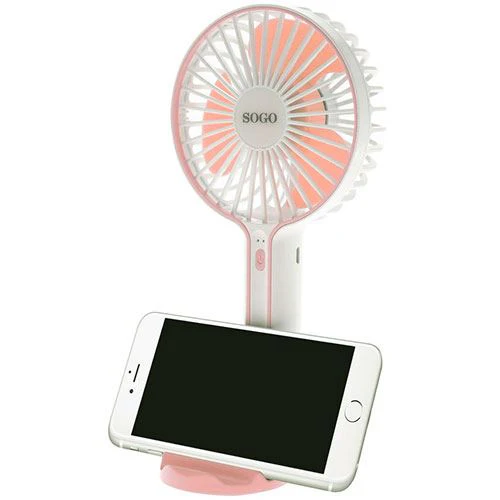 Ventoinha de Mesa Mini Sogo VEN-SS-21420P | 5 V (1200mAh) | Rosa - Image 2